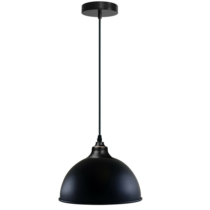 Bucklin 1 - Light Pendant, Black/Gold, Black