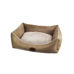 Snug And Cosy Faux Leather Pet Bed