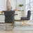 Charys Tufted Velvet Upholstered Cross Legs Parsons Dining Chair-760114255