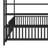 Metal House Bed With Detachable Shelves-1125106455