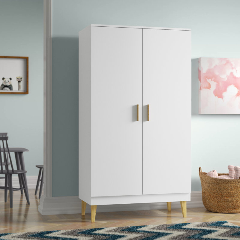 Dekalb 2 Door Wardrobe, White