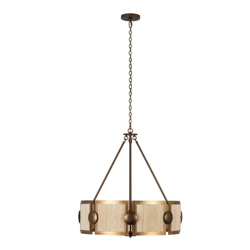 Luminaire suspendu bouton 6 Lt