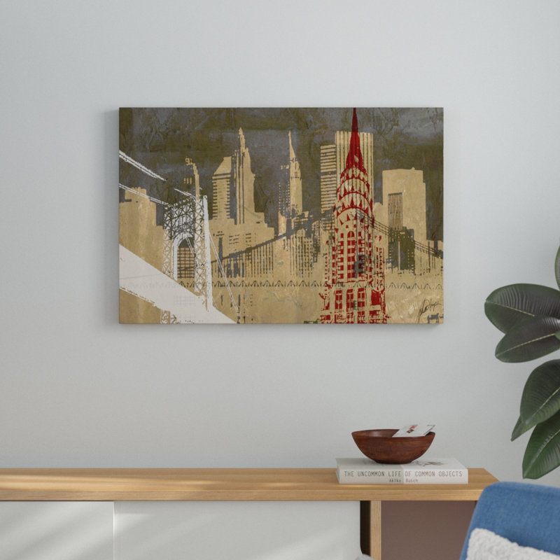«Modern Metropolis I», impression sur toile, H 24 po x l 36 po