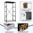 4 Drawer Dresser for Bedroom, Narrow Chest of Drawers, Wooden Top and Study Iron Frame 18"x37.5"-(WxH)