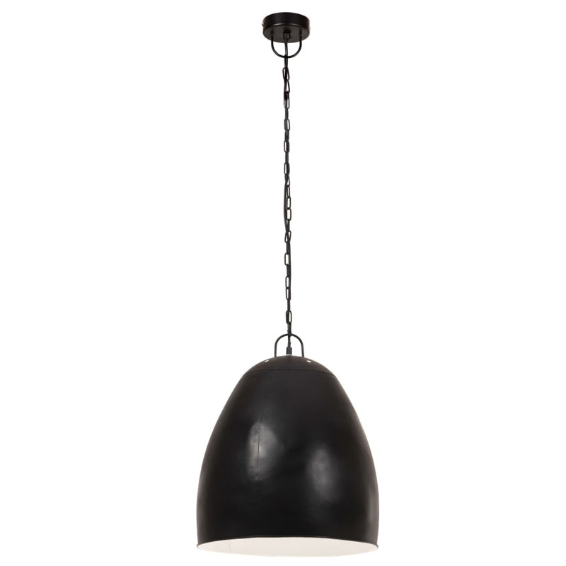 Sabrina 1 - Light Single Pendant, Black, 154cm H x 42cm W x 42cm D