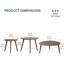 Solid Wood Three Leg Coffee Table-1513890098
