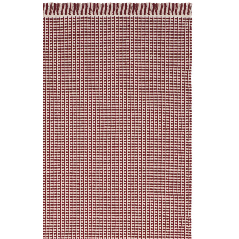 Melaina Hand Woven Cotton Geometric Rug, Runner 2'3" x 8'