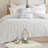 Brooklyn Cotton Jacquard Comforter Set with Euro Shams and Throw Pillows-896363540-896363537