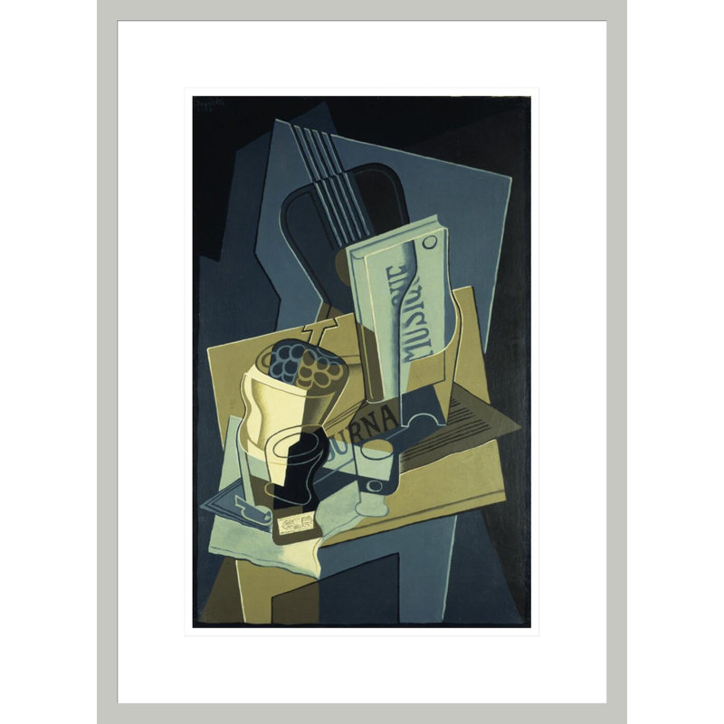 «Music Book 8127» par Juan Gris, impression giclée sur cadre, H 21,75 po x l 15,93 po