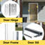 Modern Exterior Fibreglass Entry Front Door Metallic Finish With Complete Vinyl Frame-114794604-114794605