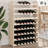  Wine Rack 28.5X9.8X43.9" Solid Wood Pine
