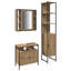 Bathroom Cabinet Set 3 Pcs 33 X 33 X 185.5 Cm-1388236475