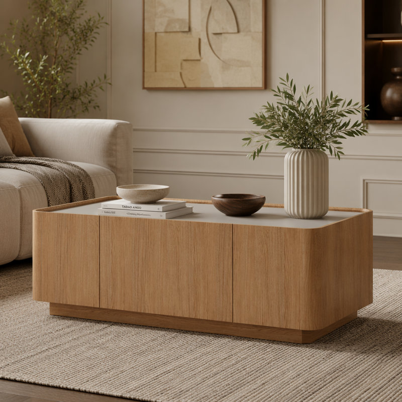 Table basse Modern, 46,8 po - Rectangulaire