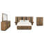 Ensemble de chambre à coucher avec lit de rangement cannelé 6 pièces Reon-114565882