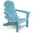  Cheryce HDPE Folding Adirondack Chair With Cup Holder-92316025