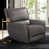 Gray Top Grain Leather