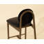 Tabouret de bar Orabell - noir Bravo / noir Abbington