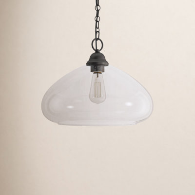 Single Light Glass Dimmable Pendant