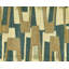 Zigzaggery Wool Geometric Area Rug in Beige/Blue-45410814