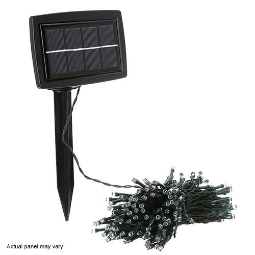 Petite guirlande fonctionnant à l'énergie solaire de 100 ampoules à DEL avec éclairage à grand angle pour l'extérieur de 56 pi Beklabito