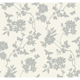 Flutter Vine Floral Wallpaper Roll by Candice Olson