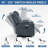 Up To 350 LBS Chenille Power Lift Recliner Chair, Heavy Duty Motion Mechanism With 8-Point Vibration Massage And Lumbar Heating, USB And Type-C Ports, Stainless Steel Cup Holders