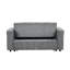 21 lits pour deux personnes, rembourrage en mousse haute densité, gris, cadre, réglable, l 63 x P 91,7 x H 31,5, capacité de 250 lb, structure, assise confortable, charge-2038417959