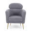 Fauteuil demi-tonneau en polyester 28 po-284216245
