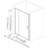 44-48" W X 76" H Frameless Shower Door With 1/4" Clear Tempered Glass-109700251