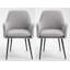 Beaury Fabric Armchair in Grey-2103208263