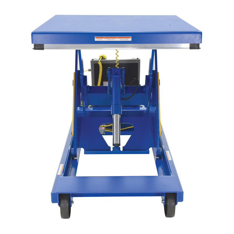 Table élévatrice à ciseaux portable HD, H 46 po x l 48 po x P 100,5 po