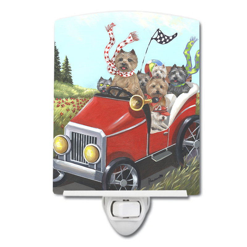 Veilleuse Westie, Cairn terrier en mouvement