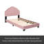 Lit plateforme tapissier simple