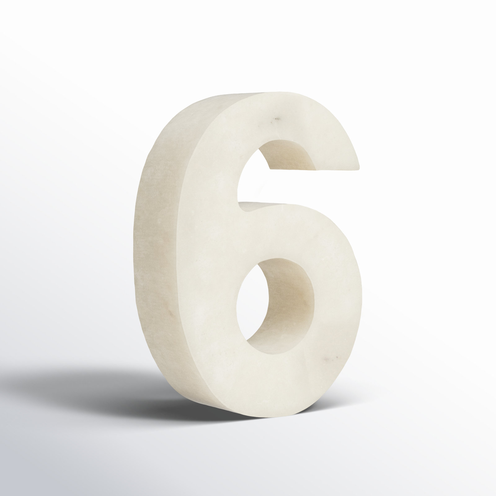 Zendaya Marble Number Letter Block, 6