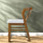 Ensemble de 2 chaises de salle à manger modernes en bois d'hévéa pour la cuisine