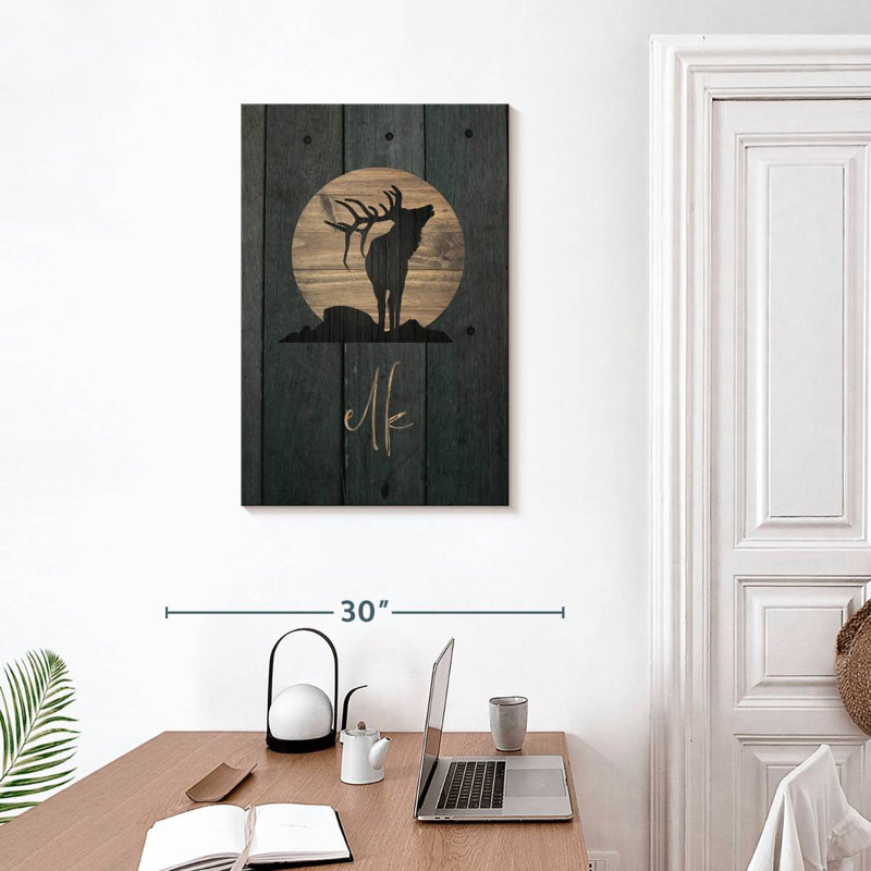 Brampt Wilderness Wood Elk, 30" H x 20" W