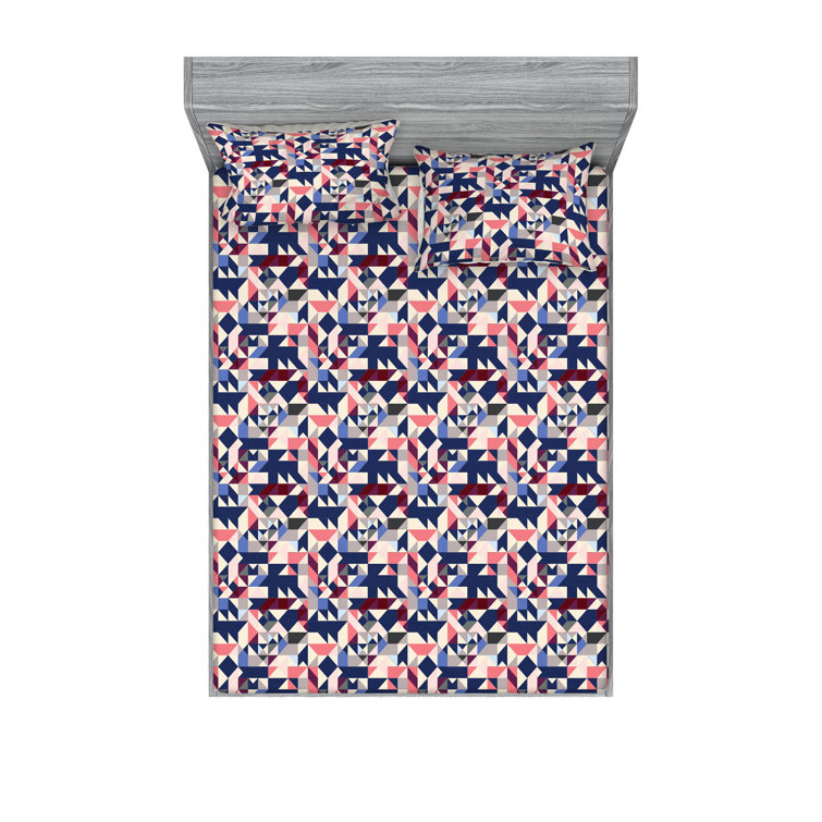 Drap-housse et taies décoratives 3 pièces Ambesonne