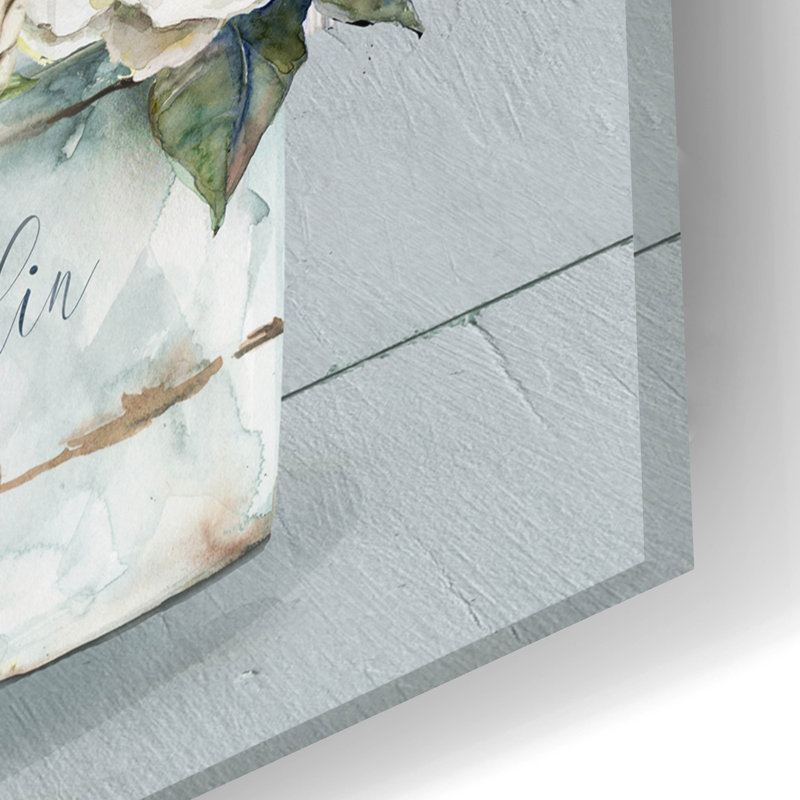 «Good to be home» par Carol Robinson, art mural en verre acrylique, H 16 po x l 24 po x P 0,2 po