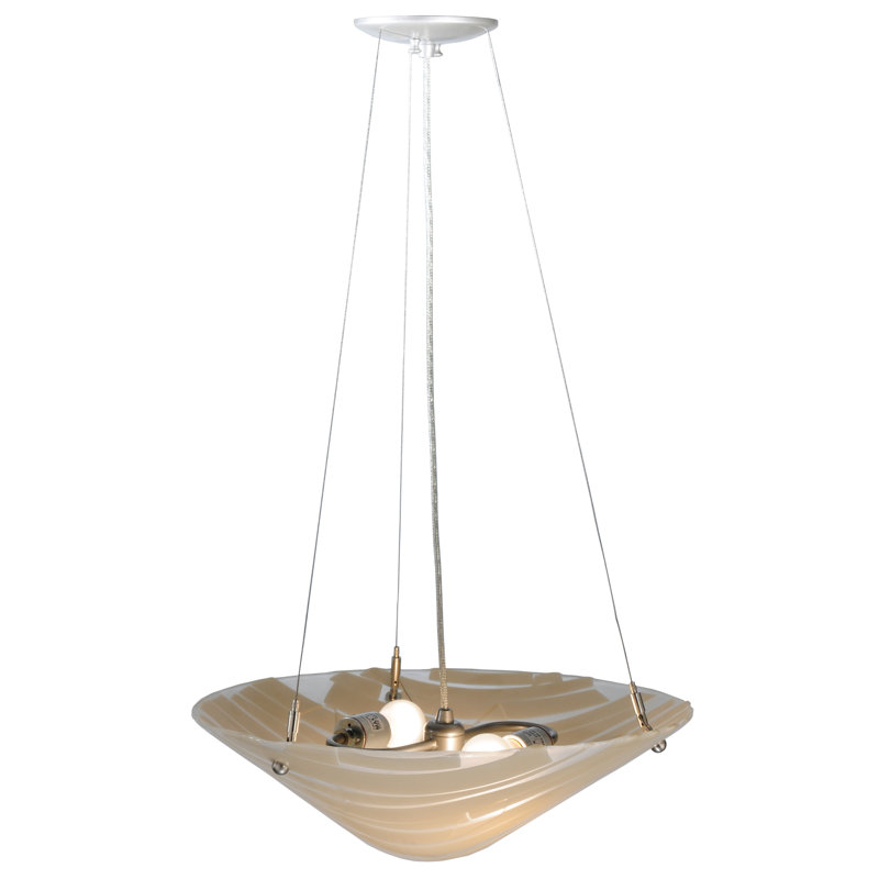 Luminaire suspendu pour bol 2 lumières unique