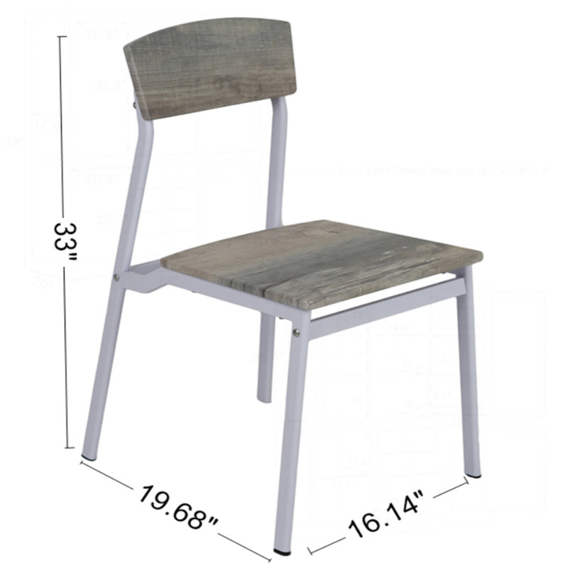 Ensemble de table de salle à manger moderne 5 pièces pour différents espaces et styles