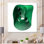 «Fractal Abstract Tunnel Green», art mural moderne et contemporain sur toile
