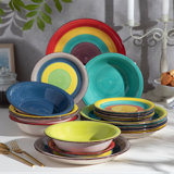 Arco 18 Piece Stoneware Dinnerware Set - Service for 6