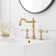 Widespread 2-handle Bathroom Faucet with Drain Assembly