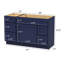 Base de meuble-lavabo simple 51 po seulement-94091266