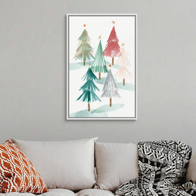 Arbres de Noël II - reproduction d'art sur toile