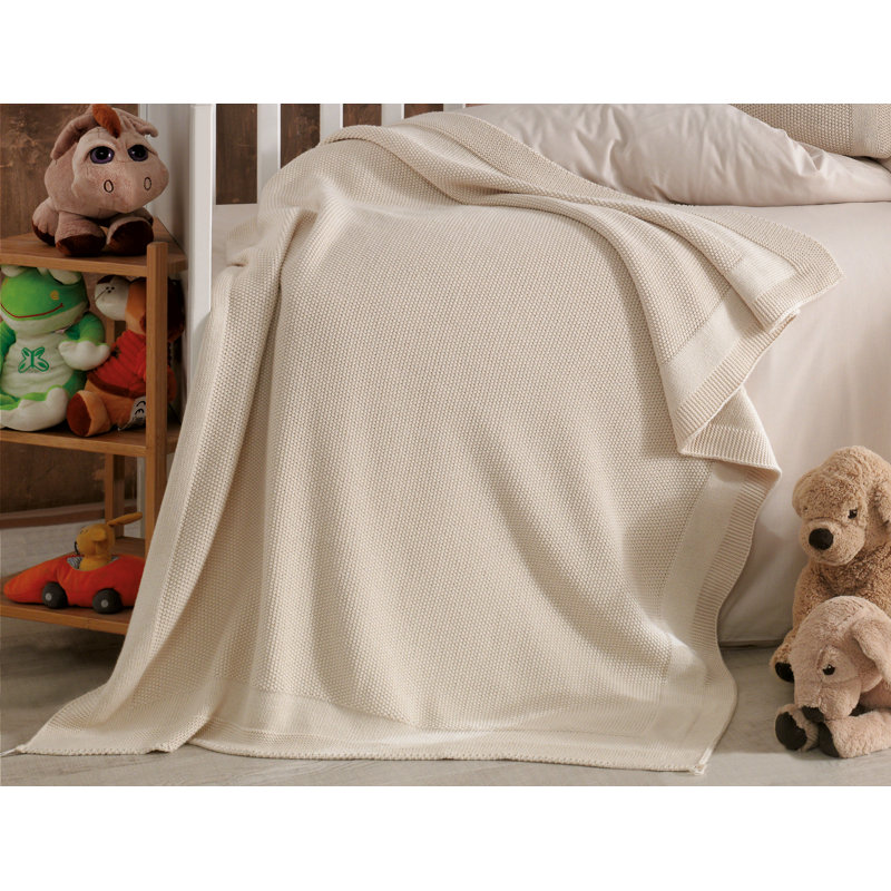 Fabiola 6-Piece Reversible Crib Bedding Set, Beige