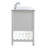 Elena 72'' Double Bathroom Vanity with Engineered Marble Top-1166302711