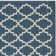 Joyner Looped/Hooked Navy/Beige Indoor/Outdoor Rug