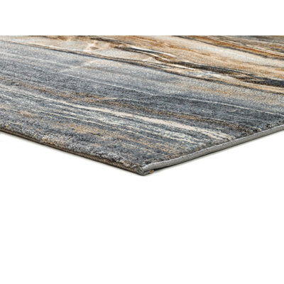Cellia Abstract Machine Woven / Power Loomed Area Rug