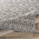 Tapis taupe patiné d'inspiration mondiale Wysocki